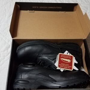 Men's Florsheim FS2716 ESD  Rated black leather composite toe work shoe …